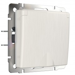 WERKEL WL13-SKGSC-01-IP44/Розетка влагозащ.с зазем.с защит.крышкой и шторками(перламут.риф.) a040892 W1171213