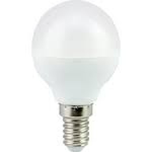 Лампа Ecola globe   LED Premium  9,0W G45  220V E14 2700K шар (композит) 82x45