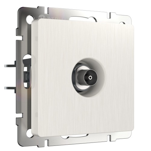 ТВ-розетка оконечная  (перламутровый рифленый)