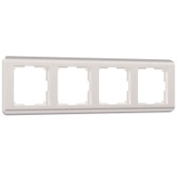 Рамка на 4 поста  (перламутровый)