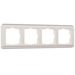 Рамка на 4 поста  (перламутровый)