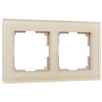 WERKEL Favorit WL01-Frame-02 / Рамка на 2 поста (шампань) a040871 W0021111
