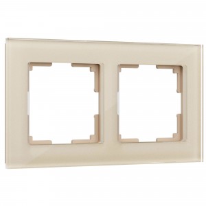 WERKEL Favorit WL01-Frame-02 / Рамка на 2 поста (шампань) a040871 W0021111