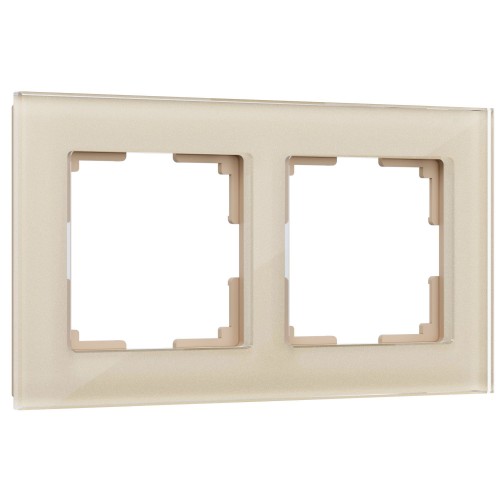 WERKEL Favorit WL01-Frame-02 / Рамка на 2 поста (шампань) a040871 W0021111
