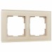 WERKEL Favorit WL01-Frame-02 / Рамка на 2 поста (шампань) a040871 W0021111