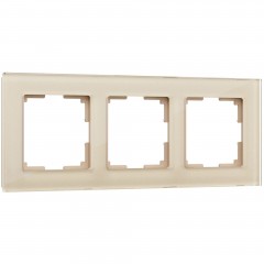 WERKEL Favorit WL01-Frame-03 / Рамка на 3 поста (шампань) a040872 W0031111 