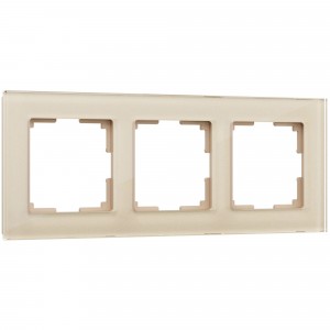WERKEL Favorit WL01-Frame-03 / Рамка на 3 поста (шампань) a040872 W0031111 