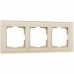 WERKEL Favorit WL01-Frame-03 / Рамка на 3 поста (шампань) a040872 W0031111