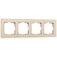 WERKEL Favorit WL01-Frame-04 / Рамка на 4 поста (шампань) a040873 W0041111