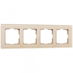 WERKEL Favorit WL01-Frame-04 / Рамка на 4 поста (шампань) a040873 W0041111