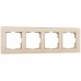 WERKEL Favorit WL01-Frame-04 / Рамка на 4 поста (шампань) a040873 W0041111