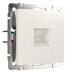 Розетка Ethernet RJ-45 (перламутровый рифленый) 