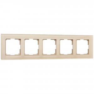 WERKEL Favorit WL01-Frame-05 / Рамка на 5 поста (шампань) a040874 W0051111