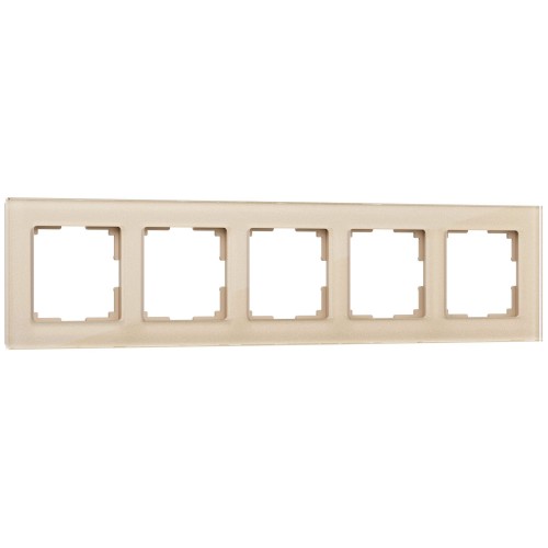 WERKEL Favorit WL01-Frame-05 / Рамка на 5 поста (шампань) a040874 W0051111