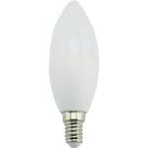 Лампа Ecola candle   LED Premium  9,0W 220V E14 2700K свеча (композит) 100x37