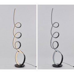 Светильник торшер ElegantLight DZN-38516 ЧЕРНЫЙ D320/H1850/1/LED/30W/3000K WAVE