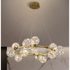 Светильник подвесной ElegantLight DZN-8349 БРОНЗА