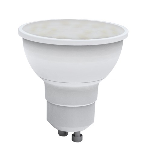 Лампа светодиодн LED-JCDR-10W/WW/GU10/NR Форма "JCDR",матовая. Серия Norma.теплый Белый свет (3000K)