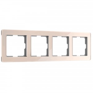 Рамка на 4 поста (айвори)