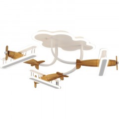 Светильник DZN-14041 БЕЛЫЙ + ДЕРЕВО