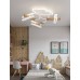 Светильник DZN-14041 БЕЛЫЙ + ДЕРЕВО ` D730/H260/4/LED/50W 2.4G AIRPLANE