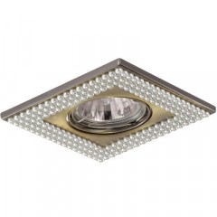 Светильник Novotech 370146 NT15 096 бронза Встраиваемый  IP20 GX5.3 50W 12V PEARL