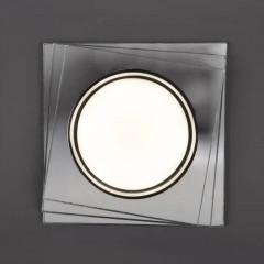 Светильник встраиваемый General GCL-GX53-H38  Квадрат 3-х уровневый Зеркальный