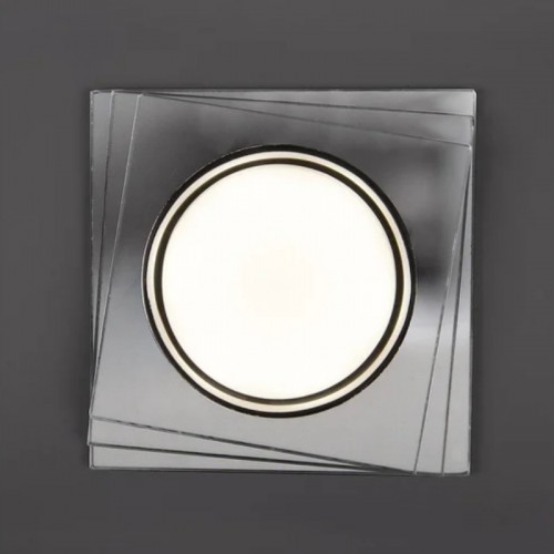 Светильник встраиваемый General GCL-GX53-H38  Квадрат 3-х уровневый Зеркальный