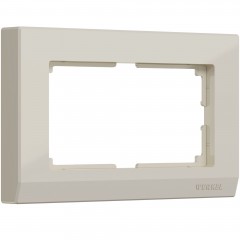 WERKEL WL04-Frame-01-DBL-ivory/ Рамка для двойной розетки (слоновая кость) a046850 W0081803 