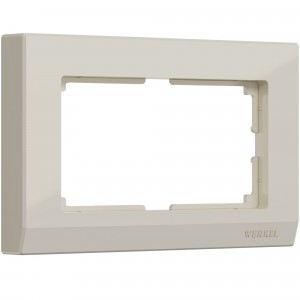 WERKEL WL04-Frame-01-DBL-ivory/ Рамка для двойной розетки (слоновая кость) a046850 W0081803 