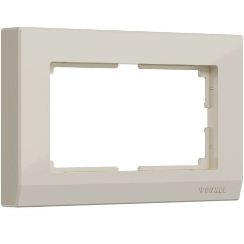 WERKEL WL04-Frame-01-DBL-ivory/ Рамка для двойной розетки (слоновая кость) a046850 W0081803