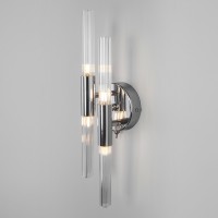 Светильник  EUROSVET 558/4 хром D100/H390/4/G4/3W