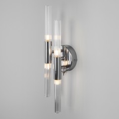 Светильник  EUROSVET 558/4 хром D100/H390/4/G4/3W