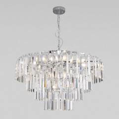 Подвесная люстра Eurosvet 10130/10 хром