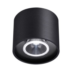 OVER NT21 217 черный Светильник накладной светодиодный IP20 LED 15W 4000K 1600Лм 110-265V BIN
