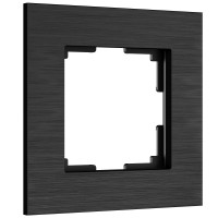 WERKEL Рамка на 1 пост AluMax (черный алюминий)  Артикул W0013508