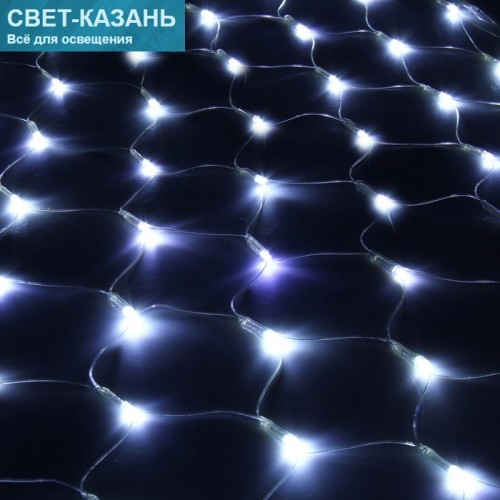 Гирлянда СЕТКА БЕЛЫЙ уличная, УМС Ш:2м, В:3м, Н.С. 3W LED-384-220V, 2361697