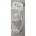 Декоративный элемент для инсталляции H150*35mm прозрачный SPFR-13203
