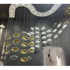 Светильник-инсталляция DZN-13208 ЗОЛОТО + БЕЛЫЙ