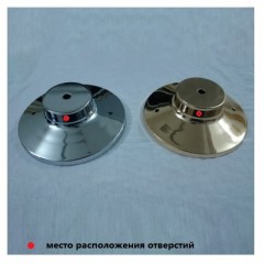 База 180мм/белый/5 отверстий - металлическая потолочная площадка для светильника, SPFR7298