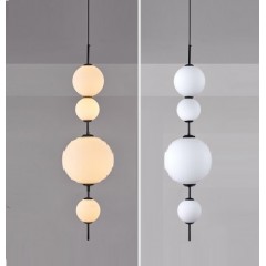 Светильник ElegantLight DZN-47909 Черный D200/H800-2000/4/LED/20W/4500K (150+120+200+120mm) BAALL