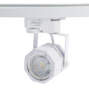 РАСПРОДАЖА Трековый светильник Luazon под лампу Gu10, восемь граней, белый 4044799 RSP
