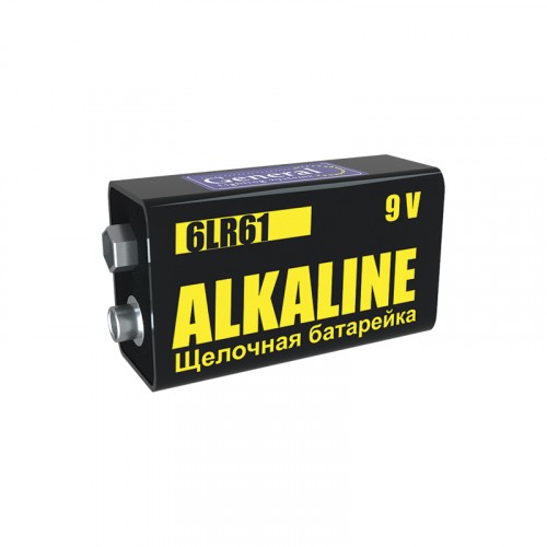 Батарейка  GBAT-6LR61 щелочная (тип крона)  1pc/shr (1/10/240)  RSP