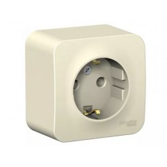 Молочная Розетка с/з без шторок, 16А, 250В