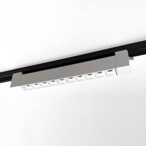 Трековый светильник линейный поворотный 20W белый Grill (Аналог 5958)