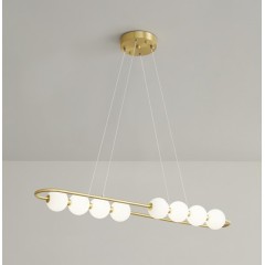 Светильник подвесной ElegantLight DZN-11232 БРОНЗА D850*150/H1500/8/LED/20W/4500K N-LACEE