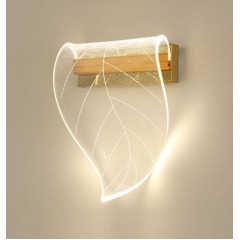 Светильник настенный ElegantLight DZN-11279 ЗОЛОТО D200*200/H120/1/LED/8W/2800K SPRAY акрил с блёстк