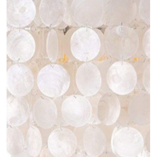 ! Декор SHELL (белый натуральный цвет D50/0.4mm с крепежом) для люстры из морских ракушек, SPFR27932