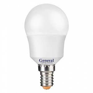 Лампа GLDEN-G45F-10-230-E14-4500 GNRL RSP 10/100