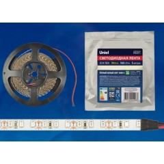 Светодиодная лента UNIEL ULS-M14-2835-168LED/m-10mm-IP20-DC12V-14W/m-5M-3000K RSP